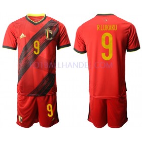 Barn Fotballdrakter Belgia Romelu Lukaku 9 Hjemme Euro 2020 Kortermet